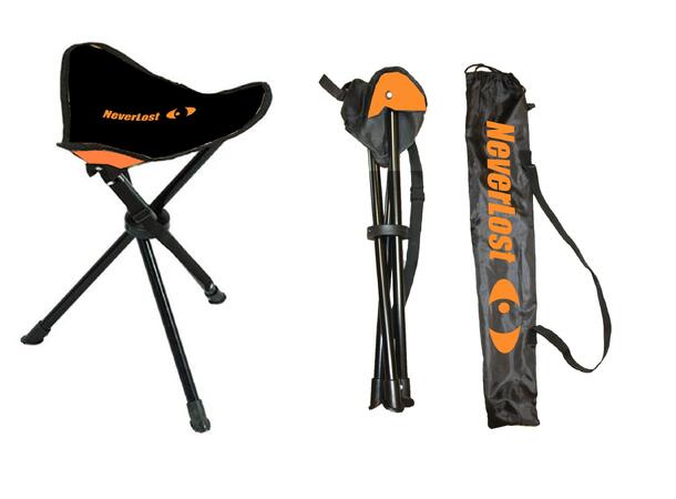 NeverLost Tripod Stol Sammenleggbar stol. Maks vekt 100 kg 