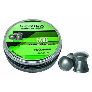 Norica Hammer Luftkuler 4,5mm 500stk/boks, Vekt 0,51g/7,87gr