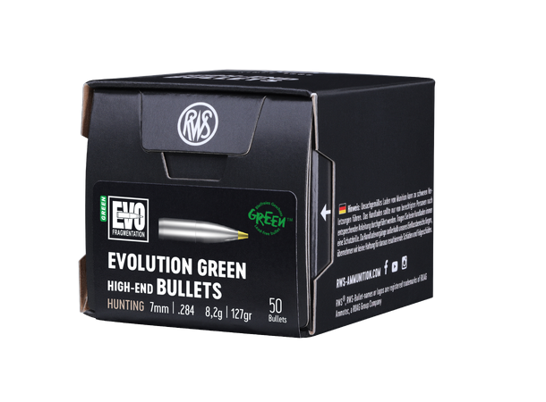 RWS Evo Green Kuler 7mm 8,2g/127gr RWS Evolution Green løse kuler