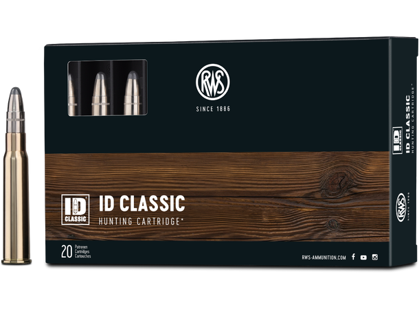 RWS ID Classic 8x57 JRS 12,8g/198gr Nikkelbelagt kule fra RWS 