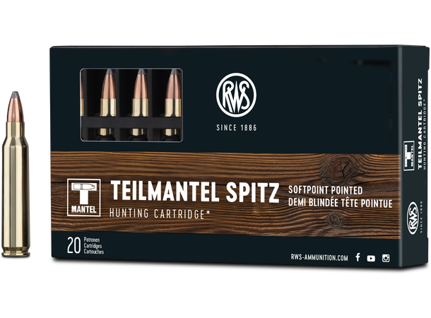 RWS Soft Point 223 REM 3,6 g / 55 gr Tradisjonell blykule fra RWS 