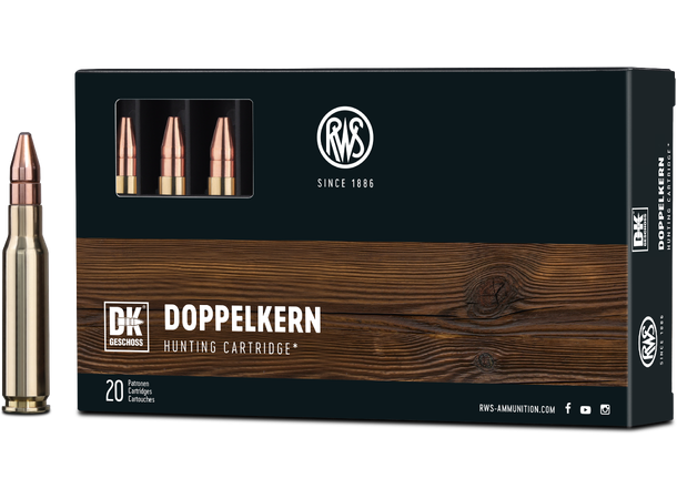 RWS Twin Core 308 WIN 10,7g/165 gr Dobbelkjernet blykule 
