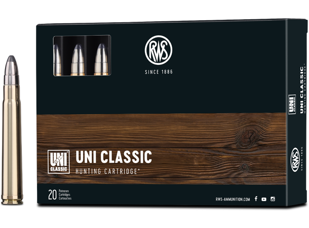 RWS Uni Classic 375 H&H MAG 19,5g/301gr Blykule til storvilt og større dyr 
