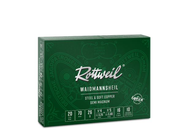 Rottweil WMH Steel & Copper 20/70 SM,4+5 Kaliber 20/70 26 g Semi Magnum, #4 + #5 