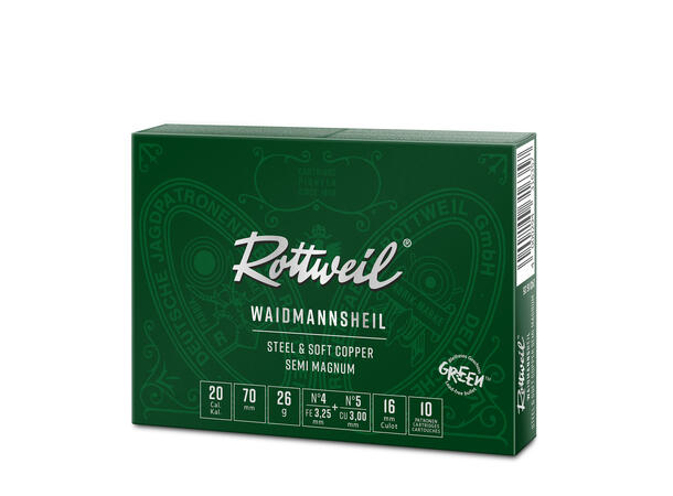 Rottweil WMH Steel & Copper 20/70 SM,4+5 Kaliber 20/70 26 g Semi Magnum, #4 + #5 