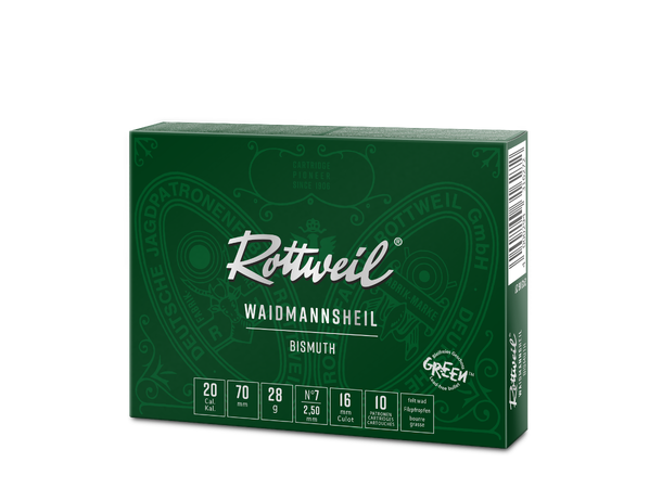 Rottweil Waidmannsheil Bismuth 20/70 Waidmannsheil plast, Bismuth 