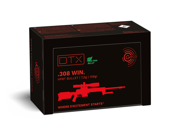 GECO DTX LF 308 Win 7,0 g / 108 gr Blyfri kule fra GECO 