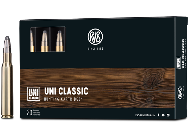 RWS Uni Classic 30-06 13,0g/200 gr Blykule til storvilt og større dyr 