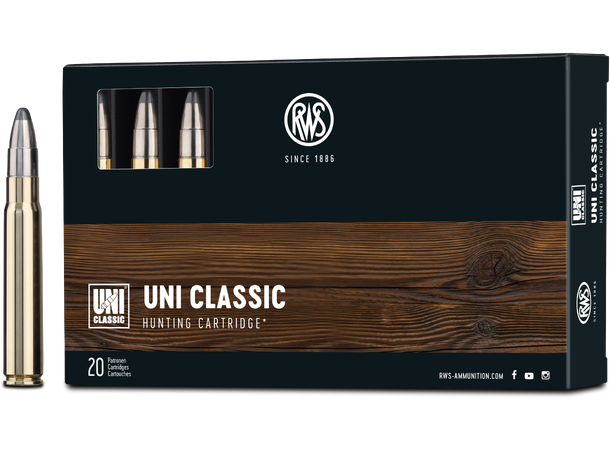 RWS Uni Classic 9,3X62 19g/293gr Blykule til storvilt og større dyr 