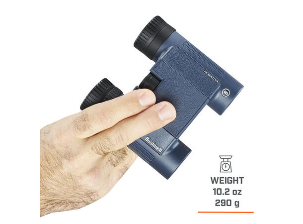Bushnell H2O Dark Blue 10x25 Kompakt, vanntett håndkikkert 
