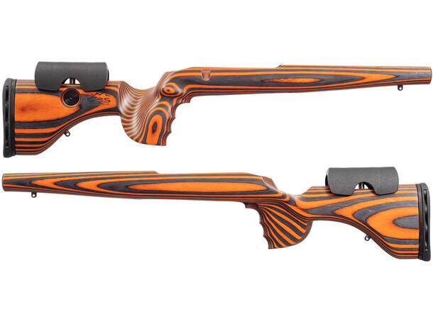 GRS Hunter Light Remington 700 BDL LA LH Orange/Black, ca. 1040g, 71,5cm