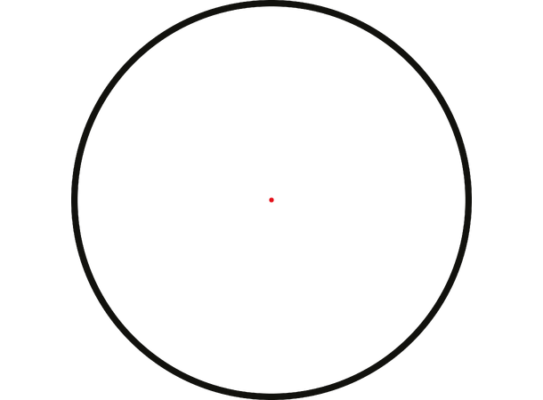 Hawke Endurance Red Dot, 1x30, Rød IR 8-trinns 3 MOA Dot, Weaver montasje 