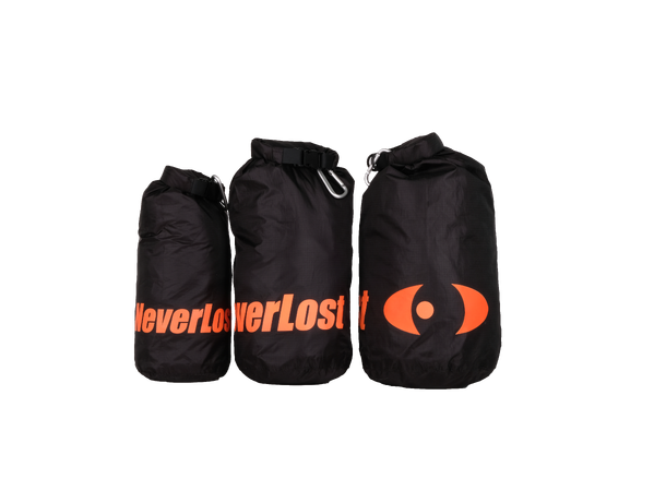 NeverLost Dry Bag Set Vanntette pakkeposer i 4,6 og 8 liter