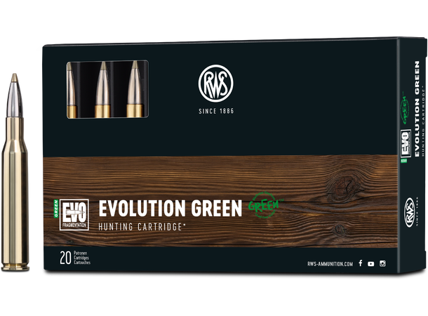 RWS Evo Green 270 WIN 6,2g/95gr Miljøvennlig kule fra RWS 