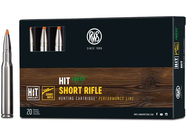 RWS HIT 30-06 10,7g/165gr SR Homogen kule fra RWS, Short Rifle 