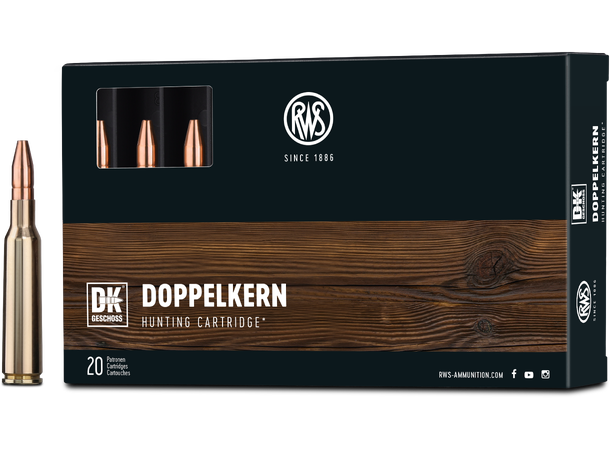 RWS Twin Core 6,5X55 9,1g/140gr Dobbelkjernet blykule 