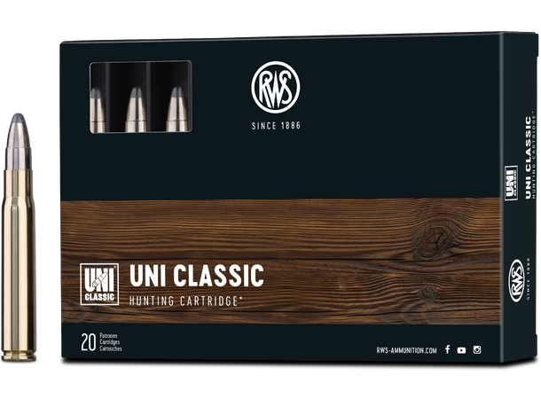 RWS Uni Classic 9,3x64 19g/293gr Blykule til storvilt og større dyr