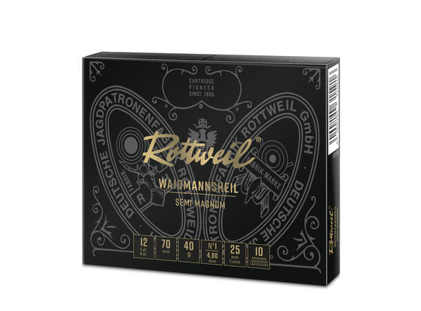Rottweil Semi Magnum 12/70 US1 40g Blypatron spesielt egnet til småviltjakt 
