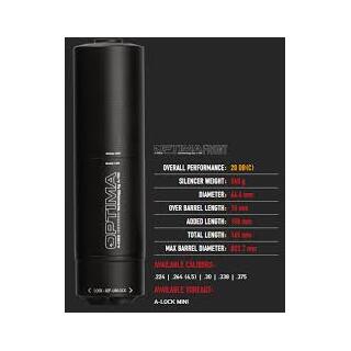 A-Tec Optima 45 Front Optima m/gjenger, 1500mm, 260g, 28dB