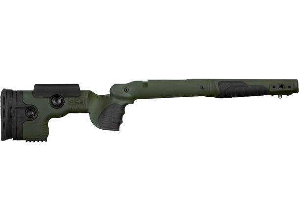 GRS Bifrost Mauser M98 RH Green Lett, sterkt komposittskjefte ca. 1350 g