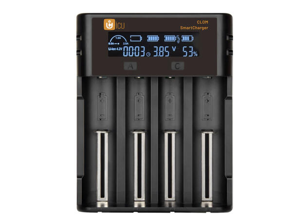 ICU Clom Smartcharger batterilader Batterilader til ICU kamera 