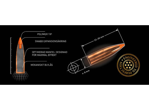 Norma Tipstrike kuler 270 9,0g/140gr Tipstrike - For knall og fall effekt 