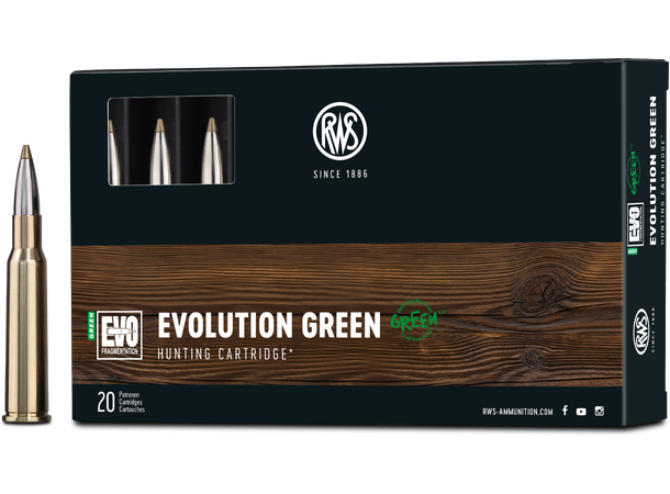 RWS Evo Green 7X57R 8,2g/127gr Miljøvennlig kule fra RWS 