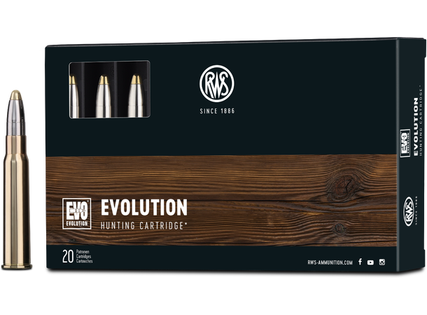 RWS Evolution 8x57 JRS 13,0g/200 gr Garantert bra presisjon og penetrasjon 