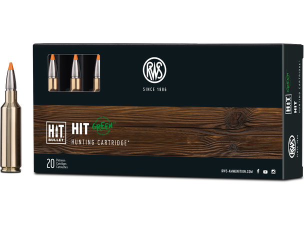 RWS HIT 270 WSM 8,4g/130 gr Homogen kule fra RWS 