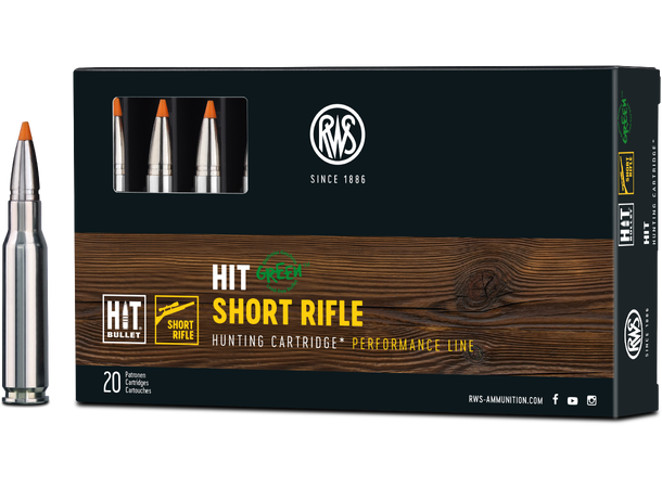 RWS HIT 308 WIN 9,7g/150gr SR Homogen kule fra RWS, Short Rifle