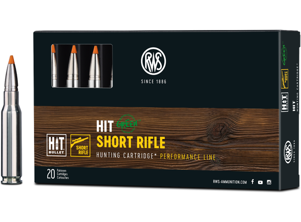 RWS HIT 308 WIN 9,7g/150gr SR Homogen kule fra RWS, Short Rifle 