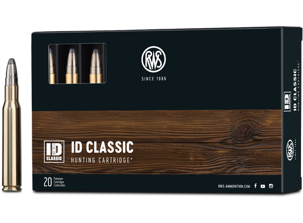 RWS ID Classic 30-06 9,7g/150 gr Nikkelbelagt kule fra RWS