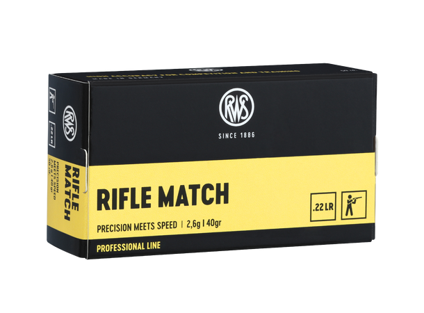 RWS Rifle Match .22LR - sortert på LOT God trenings- og konkurransepatron