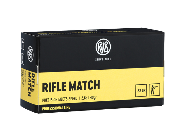 RWS Rifle Match .22LR - sortert på LOT God trenings- og konkurransepatron 