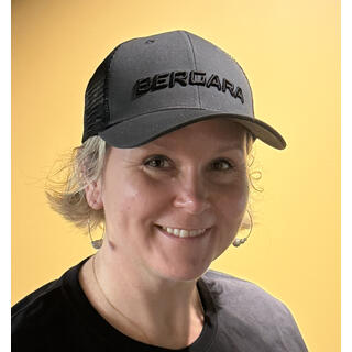 Bergara Cap Grey with black Justerbar