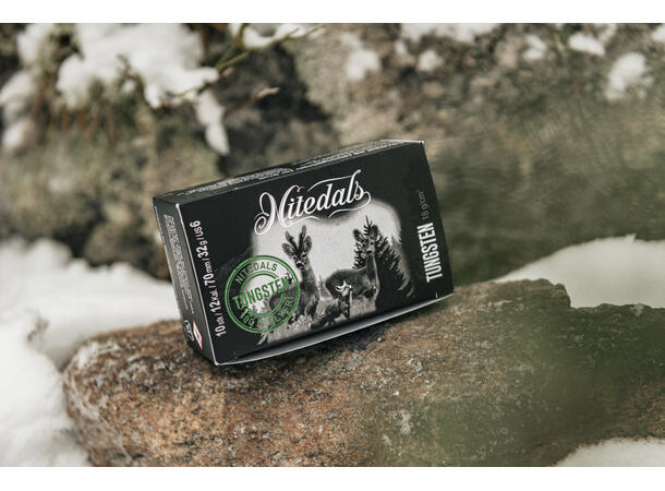 Nitedals Tungsten 12/70 US6 32 g Nitedals Tungsten US6, 14,5 g/cm3 