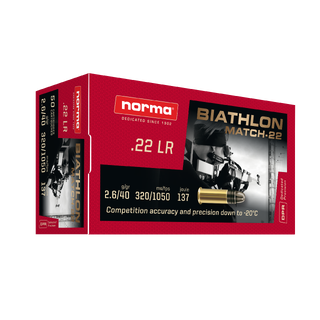 Norma Biathlon Match-22 LOT 48-9YU-657 For konkurranse