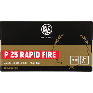 RWS P25 Rapid Fire .22LR Optimalisert for pistolskyting