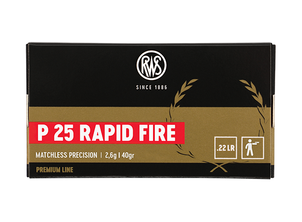 RWS P25 Rapid Fire .22LR Optimalisert for pistolskyting 