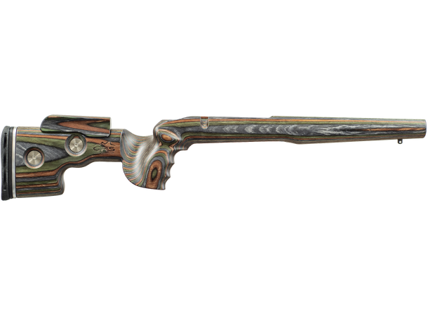 GRS Sporter FX DRS Green Mountain Camo Bjørkelaminat, ca. 1380g, 76cm 