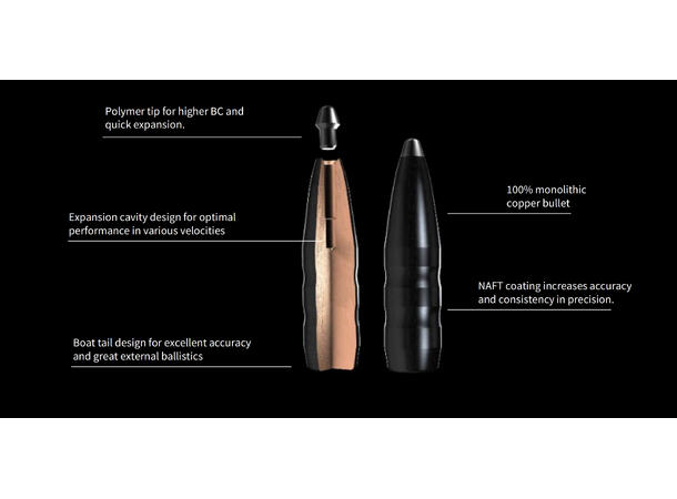 Norma Odin™ - blyfri allroundkule Blyfri presisjon med NAFT coating 