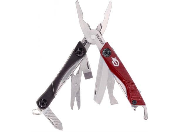 Gerber Dime Black Multiverktøy, 10 Verktøy, Vekt 62g 