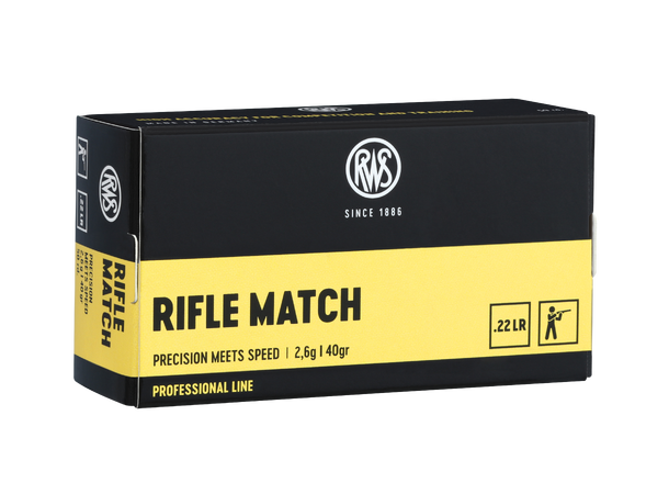 RWS Rifle Match .22LR LOT 48RU21 God trenings- og konkurransepatron 