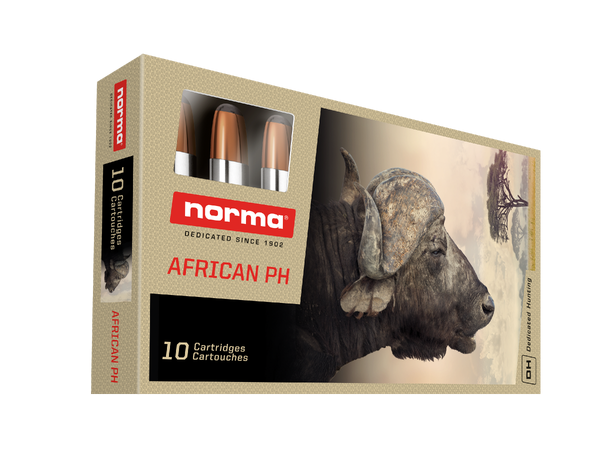 Norma African PH 500NE 570gr / 36,9g FMJ Norma hylse med Woodleigh helmantel kule