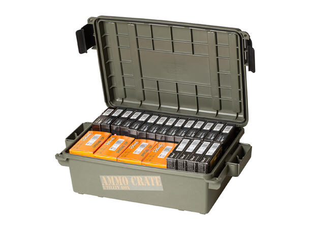 MTM Ammo Kasse Grønn ACR4 ACR4-18, Utv. 44x27x14cm Inv. 33x23x12cm