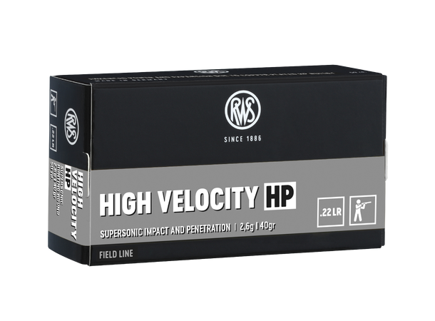 RWS High Velocity HP .22LR RWS salongpatron 
