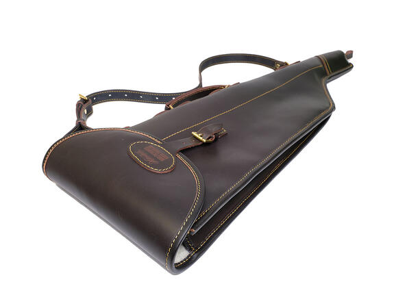 Nitedals haglefutteral kort 80 cm Futteral i lær for delbar hagle 