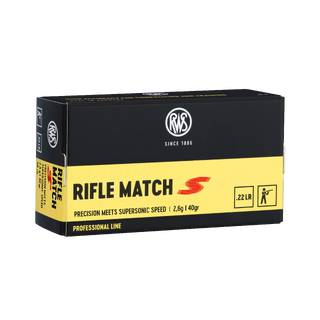 RWS Rifle Match S .22LR Overlydspatron til trening